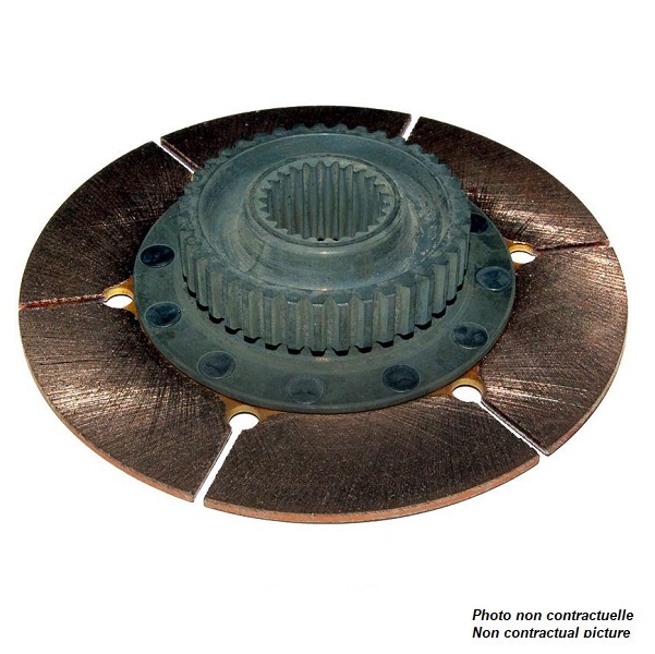Clutch disc Ø140 MENANT TRI DISQUES 1"16X26 CANELURES