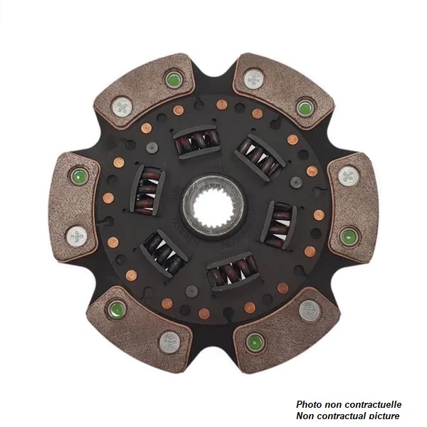 Disque d'embrayage AP AF Ø228 mm - 6 patins - épaisseur 8.00 mm - Subaru Impreza GT Kit - CP2015-18