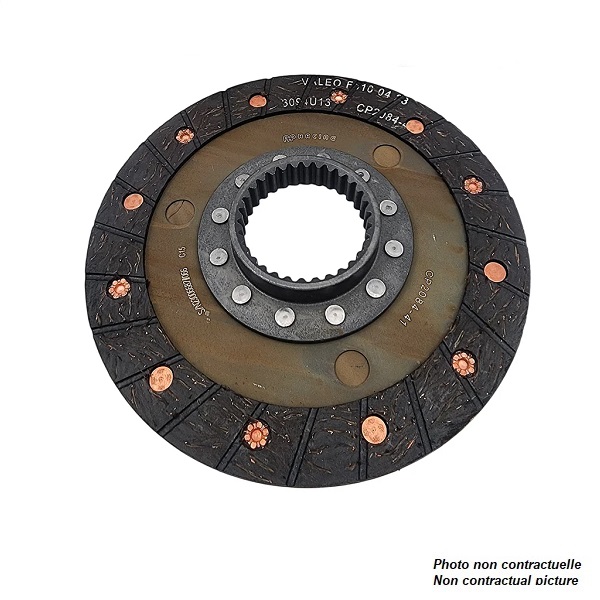 Disque d'embrayage AP Ø180 mm - 52.32 mm (2.06") X 32 - épaisseur 7.1 mm - AUSTIN MINI 1275
