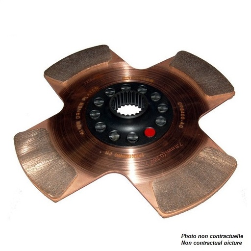[CP8401-A026H] disco de embrague 184 0.87x20 4 pads th. 6mm