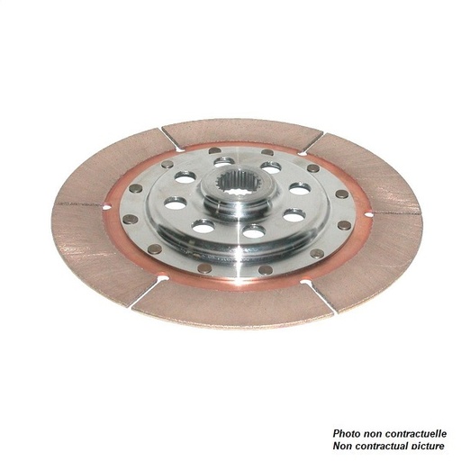 [CP2567-34FM3] Disque d'embrayage AP Ø184 mm - 24 X 21 - 6 patins - épaisseur 2.62 mm - DECALE COTE MECA