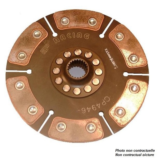 [CP4946-12] Disque d'embrayage AP Ø184 mm - 29 X 10 - 6 patins - épaisseur 7.11 mm