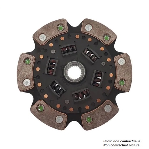 [CP6654-2] Disque d'embrayage AP AF Ø228 mm - 6 patins - épaisseur 8.00 mm - Subaru Impreza GT Kit - CP2015-18