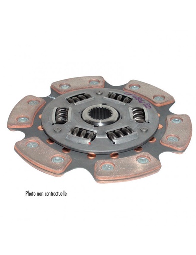 [CP4216-3] Disque d'embrayage AP Ø240 mm - 25.4 mm (1") X 23 - 6 patins - épaisseur 8.38 mm -  MITSUBISHI EVO 7/8/9
