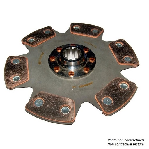 [CP5346-3] Disque d'embrayage AP RF Ø215 mm - 28.5 X 21 - 6 patins - épaisseur 8.89 mm