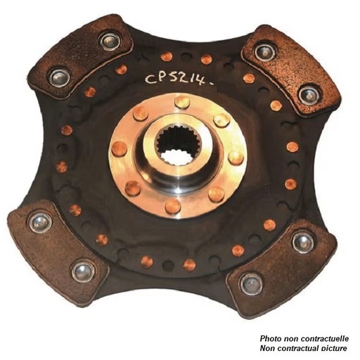 [CP5214-21] Disque d'embrayage AP RF Ø200 mm - 21.1 X 18 - 4 patins - épaisseur 7.6 - CTROEN SAXO
