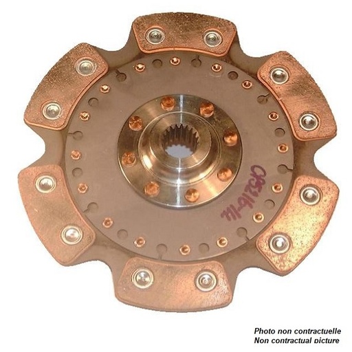 [CP5216-19] Koppelingsschijf rf d200 6p 1"x23 can ep8.9