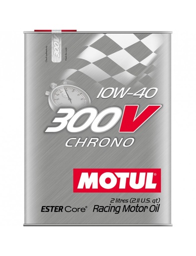 [104243] Huile Moteur Motul 300V Chrono 10W40 2L ancienne formule