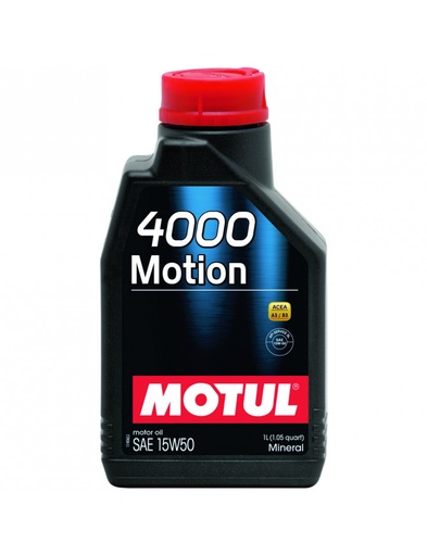 [102814] Motorolie MOTUL 4000 MOTION 15W50 - kan van 1L