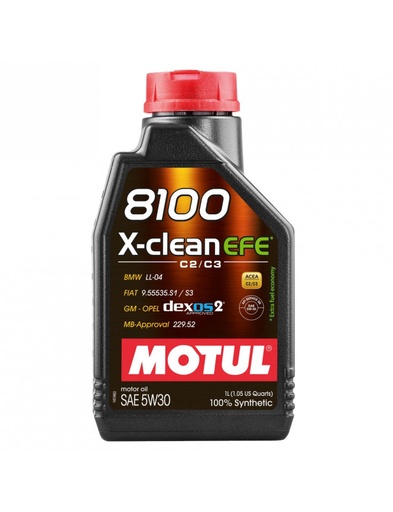 [109470] Motorolie MOTUL 8100 X-CLEAN EFE 5W30 - kan van 1L
