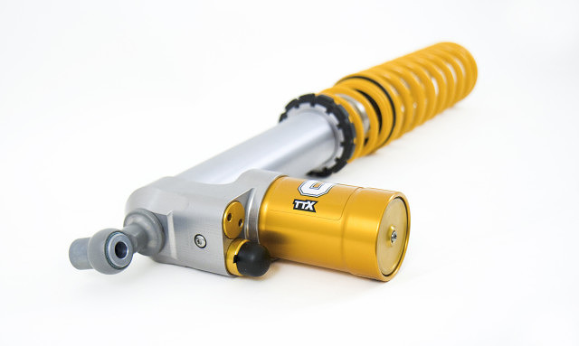 Mitsu Evo 10 AR - amortisseur Öhlins terre