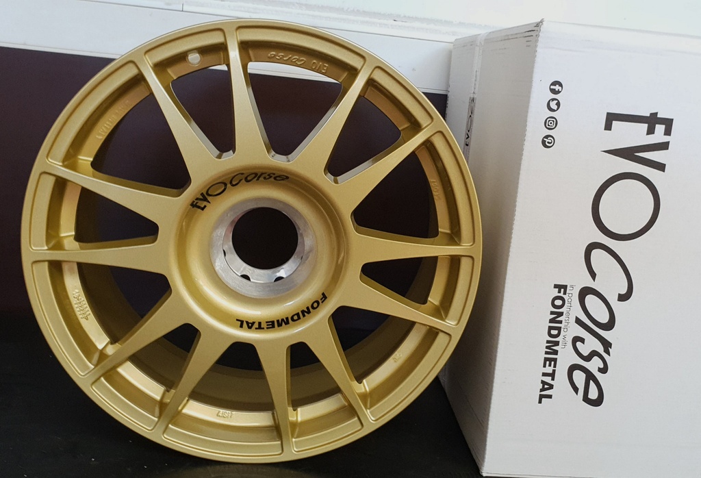 Alloy wheel SanremoCorse 8x17", ET=28 PCD=12x108, CB=73.2 - Gold