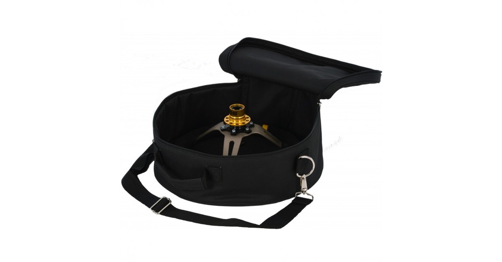 STEERING WHEEL CARRY BAG - BLACK WITH SHOULDER STRAP