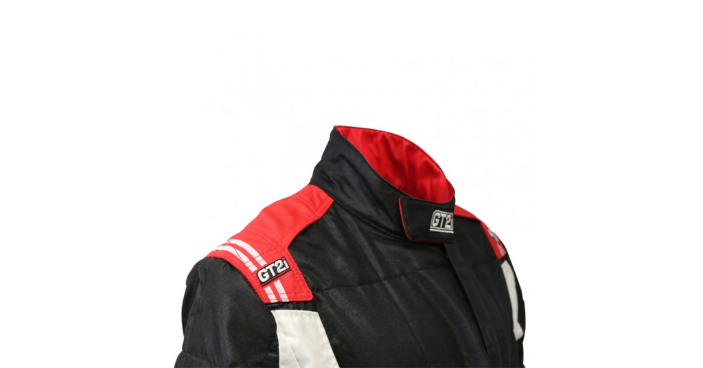 Combinaison GT2I Race FIA Noir/Rouge