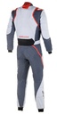 Combinaison Alpinestars GP Race V2 Blanc/Gris/Rouge