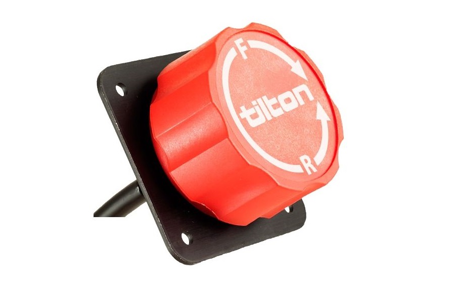 TILTON Câble + molette de réglage du répartiteur de frein 3/8UNF et 7/16UNF rouge