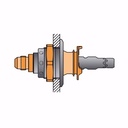 STAUBLI JAC valved safety plug