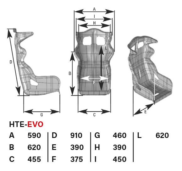 Baquet OMP HTE-EVO