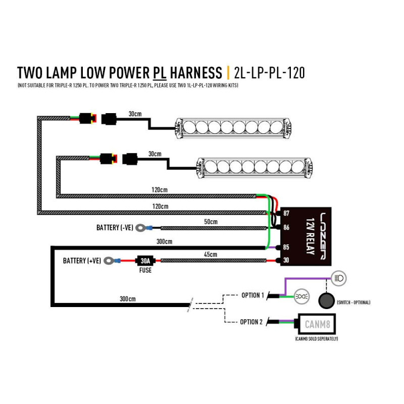 Two-Lamp Harness Kit - with Splice (Position Light, 12V)