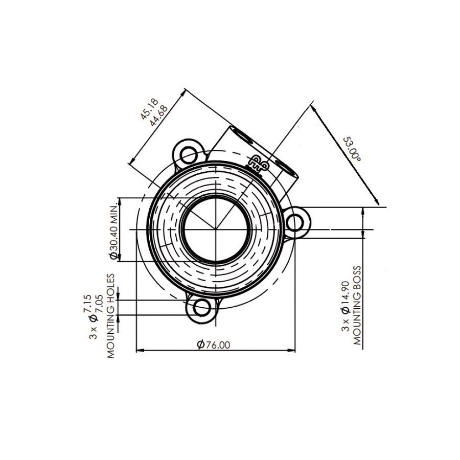 Butée d'embrayage AP Racing 54mm CP6859-1254 (remplace CP3859-1254)
