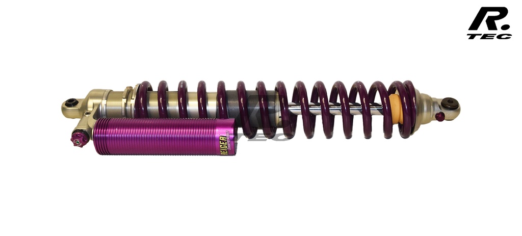 Set complet d'amortisseurs Reiger 3 voies avec ressort : 550 HDP & RCV pour Yamaha YXZ