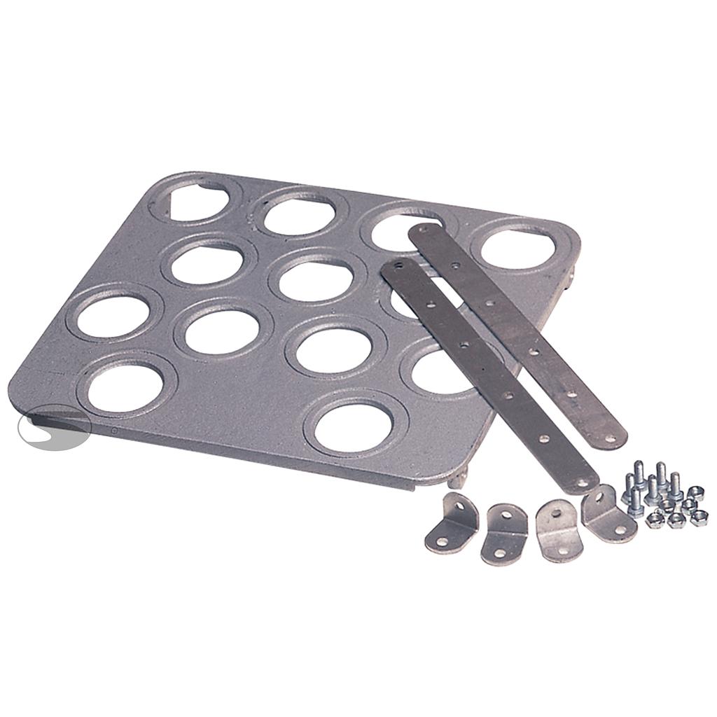 Aluminium cale pieds copilote