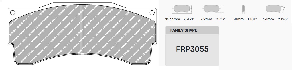 FRP3055ZB - Pastillas de freno Ferodo DSUNO