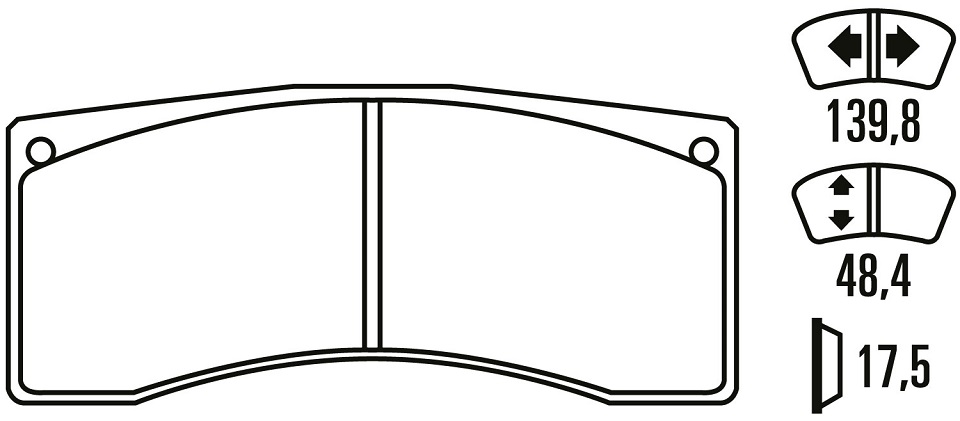 FRP3087Z - Plaquettes Ferodo DSUNO