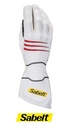 FIA TG9 Sabelt Gloves - White