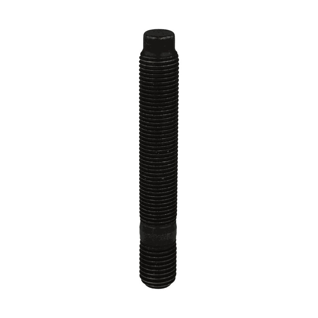 Goujon M12x1.25-1.25, L : 100 mm, noir, Zinc