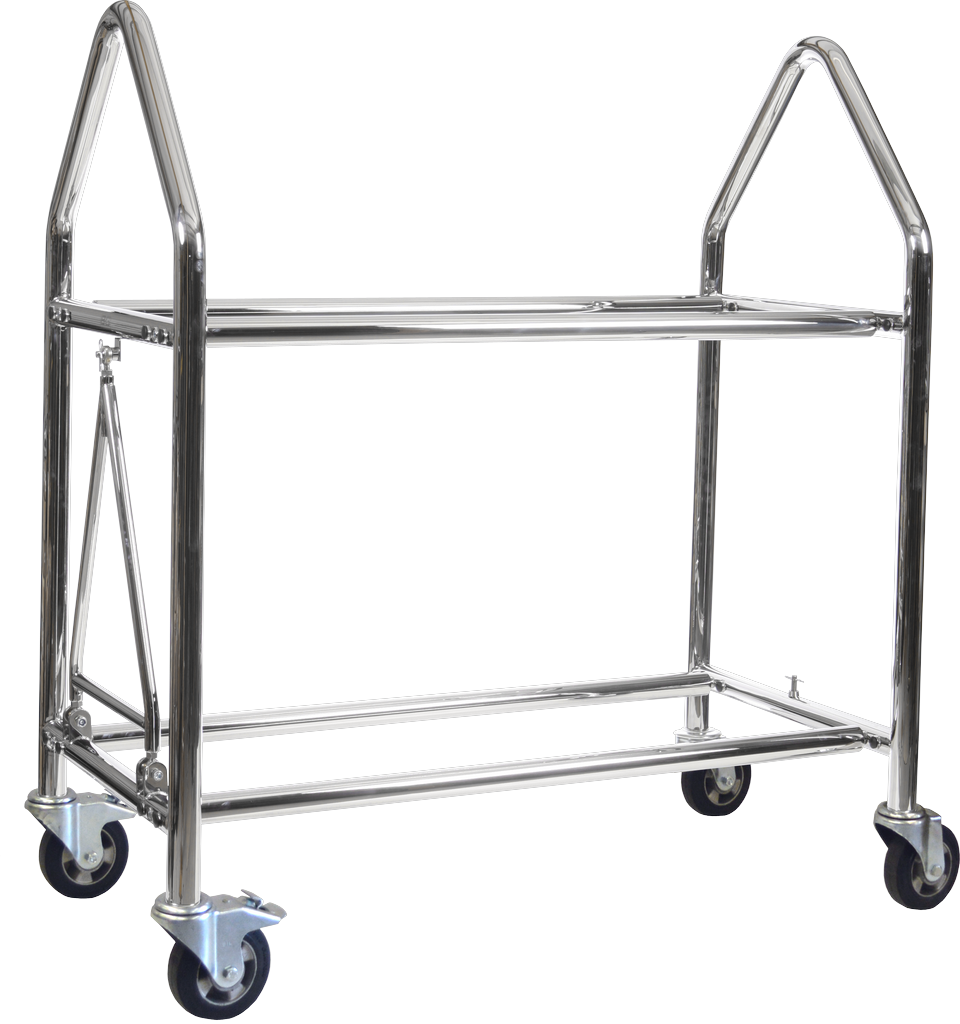 WHEEL & TYRE TROLLEY 1500mm LENGTH - STAINLESS STEEL