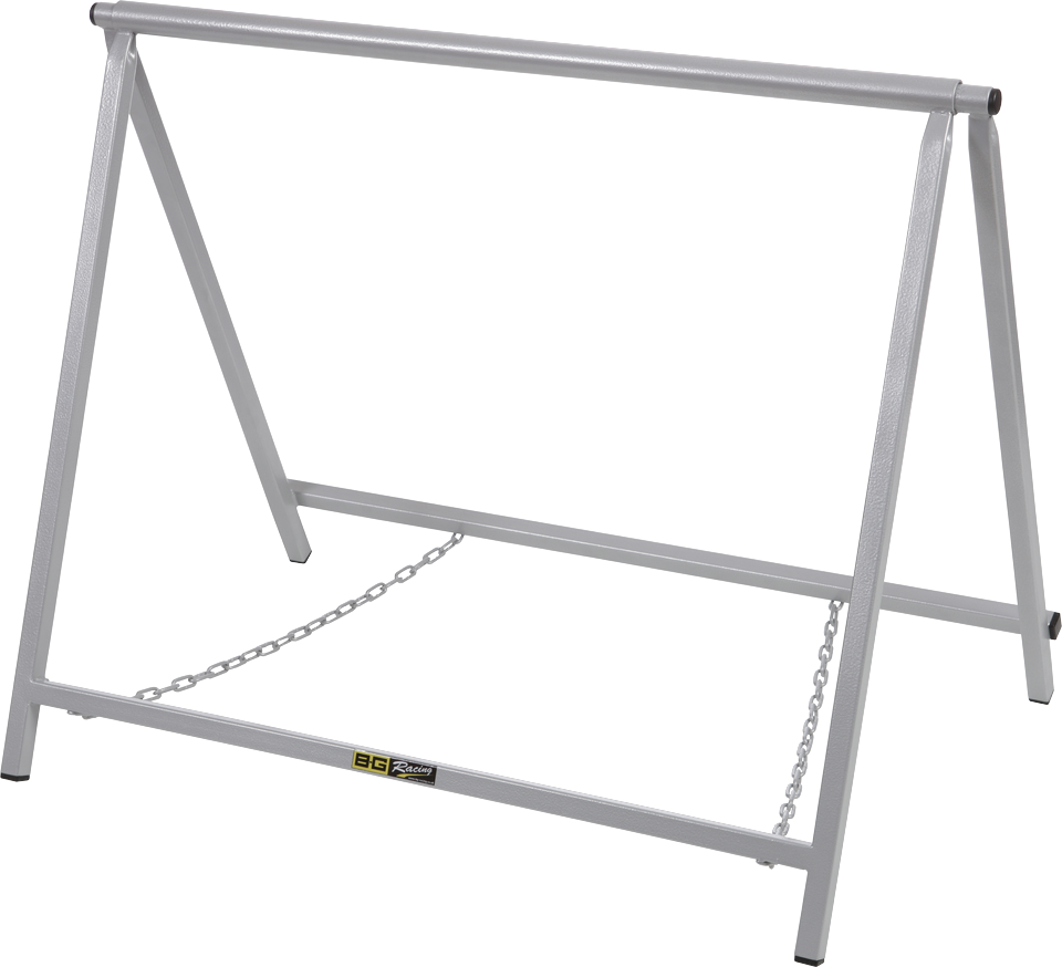 Tréteaux de stand acier gris - Extra large 24"