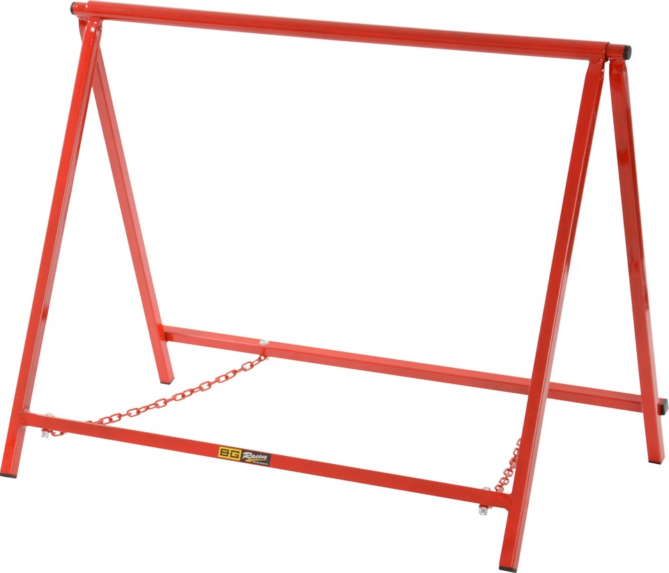 EXTRA LARGE 24" RED CHASSIS STANDS (PAIR) - POWDER COATED