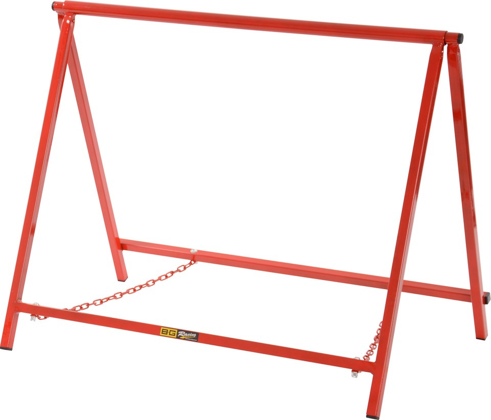 Tréteaux de stand acier rouge - Extra large 24"