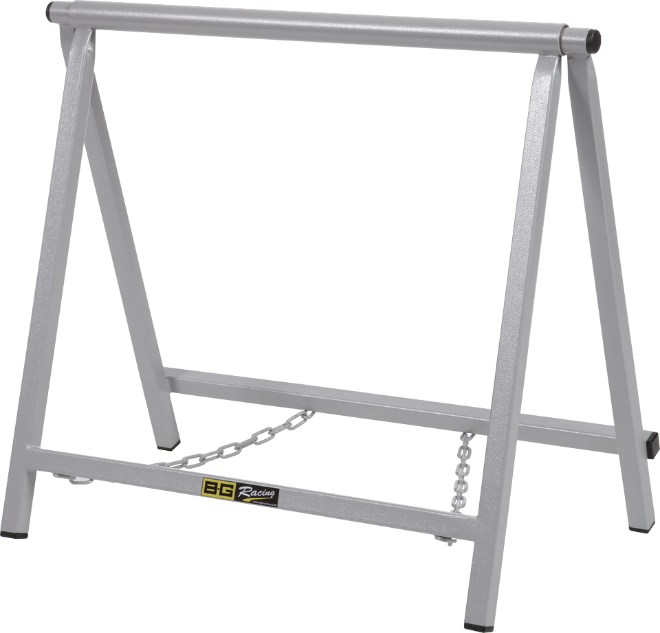 Tréteaux de stand acier gris - Large 18"