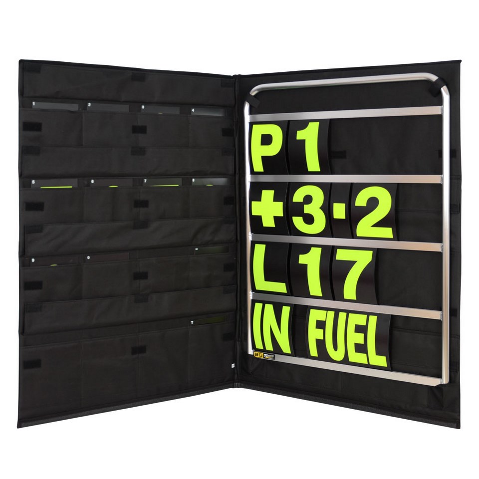 STANDARD PIT BOARD KIT- YELLOW NUMBERS & BAG