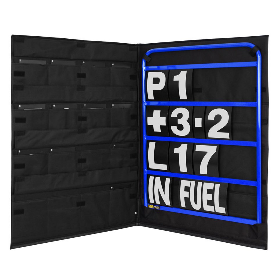 STANDARD BLUE PIT BOARD KIT- WHITE NUMBERS & BAG