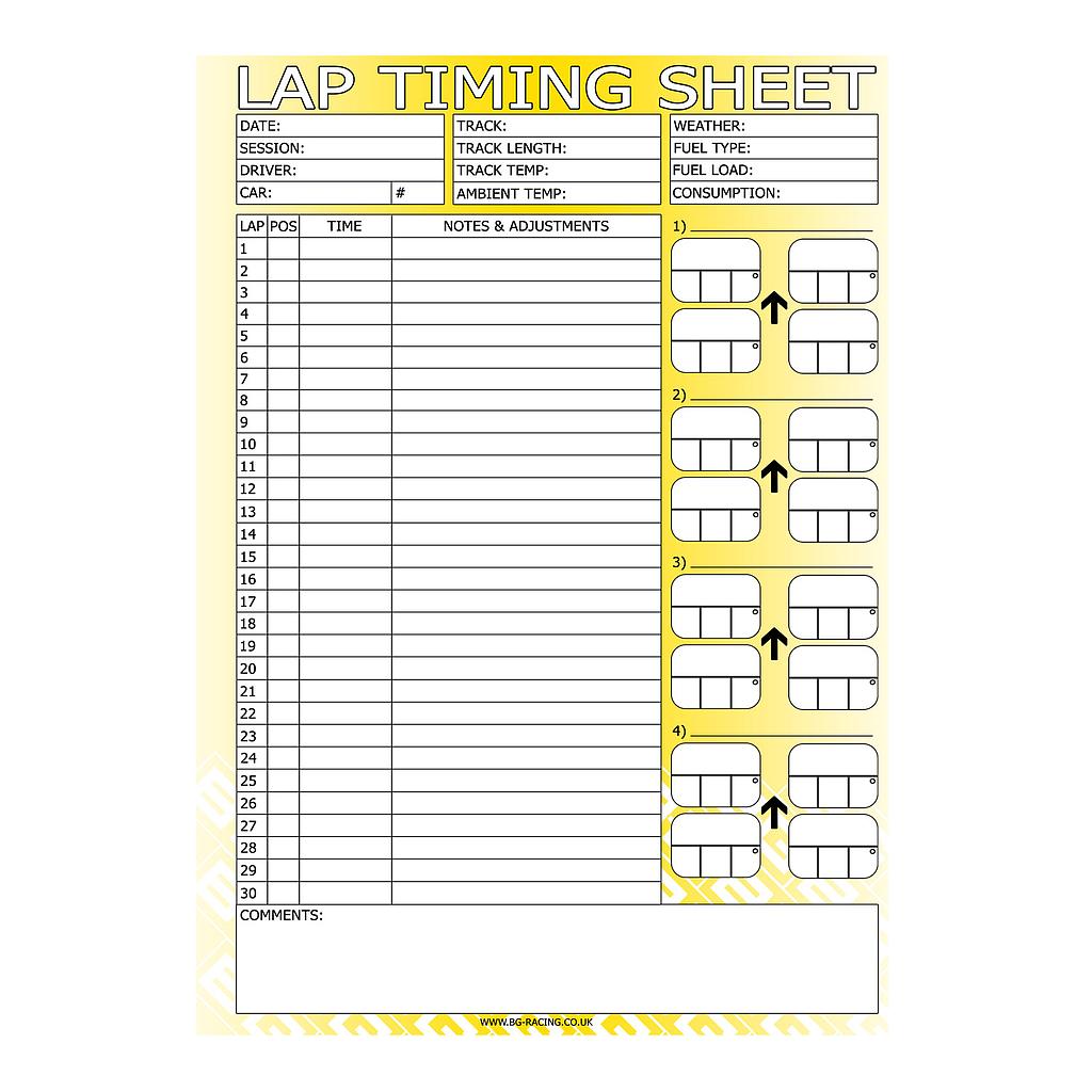 Feuilles infos piste - Pack 50