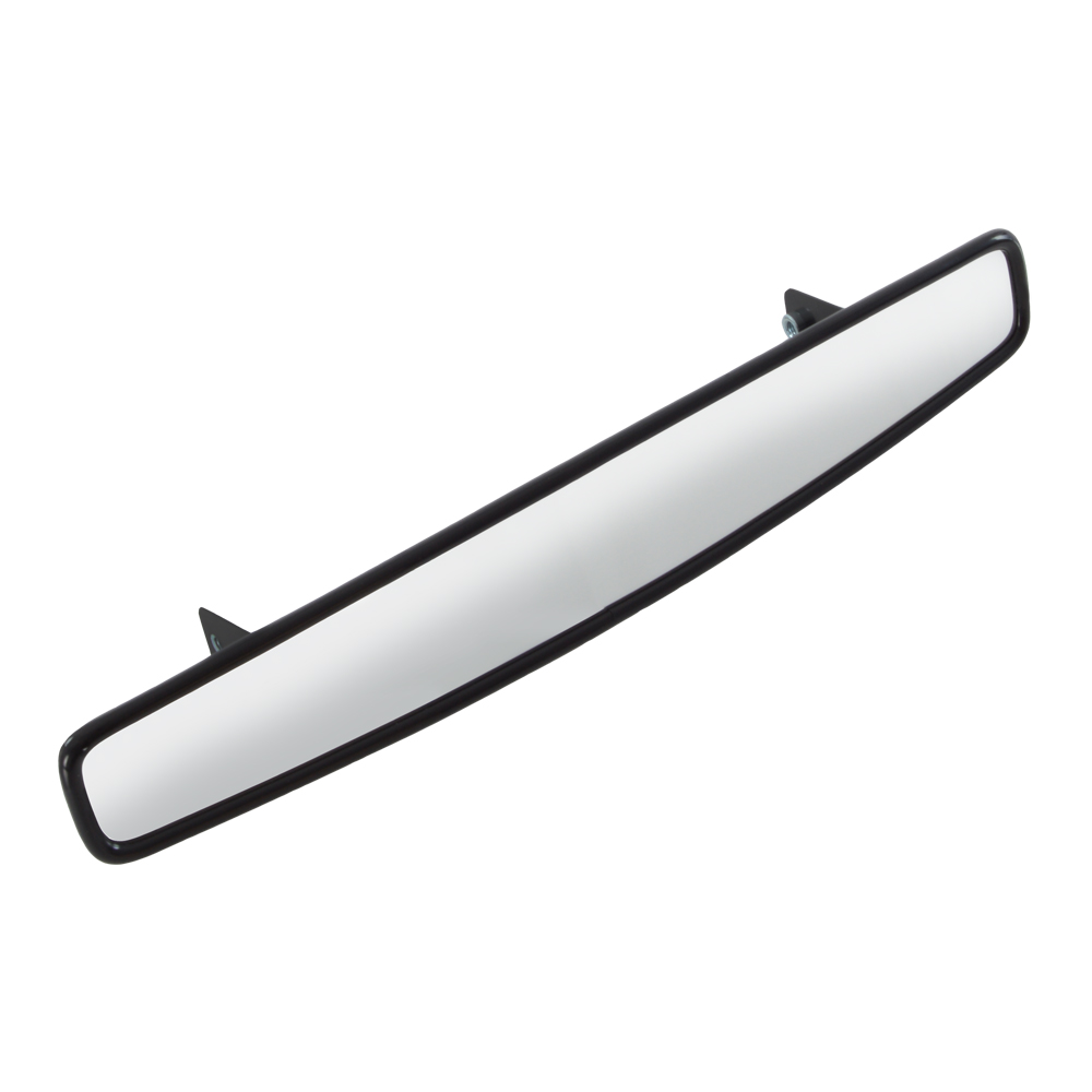 17" Rétroviseur angle large + 2" Supports - Noir