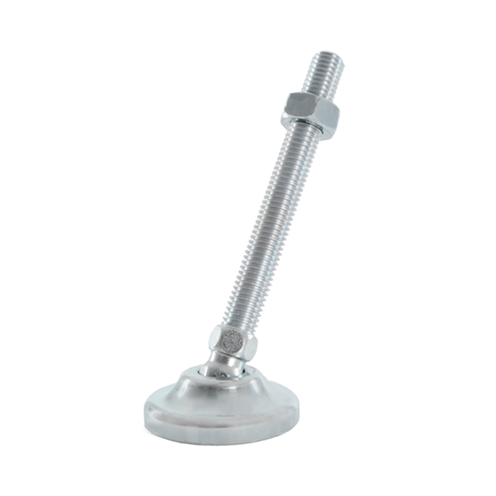 ZINC PLATED LEVELLING FEET M12x100 5mm HEX HEAD (SET OF 4)