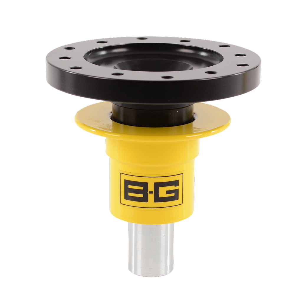 Moyeu (enlève rapide) volant racing soudé 6x70/74mm PCD - 3/4" Arbre - ALUMINIUM & ACIER - JAUNE ET NOIR