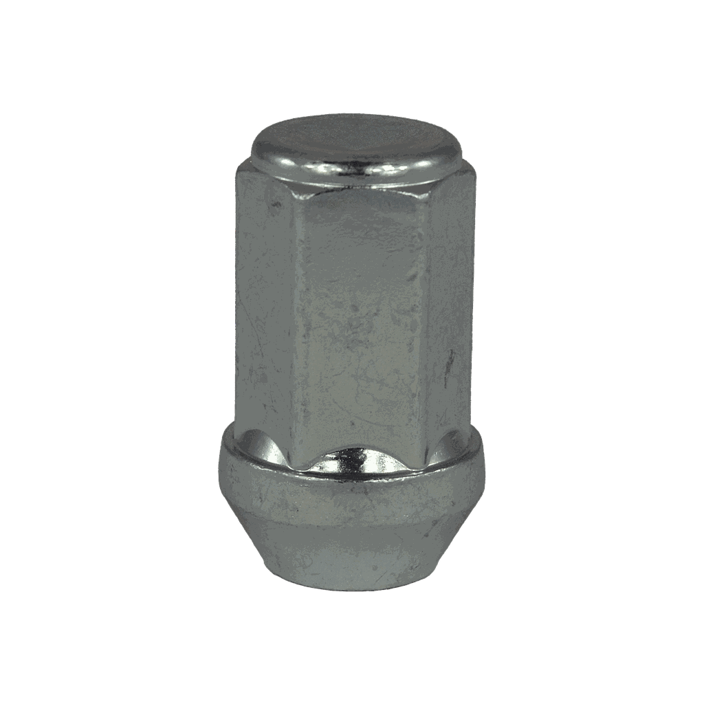 Écrou de roue fermé M12x1.5, L : 41 mm, argenté, zinc
