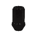 Écrou de roue ouvert M12x1.5, L: 41 mm, noir, zinc