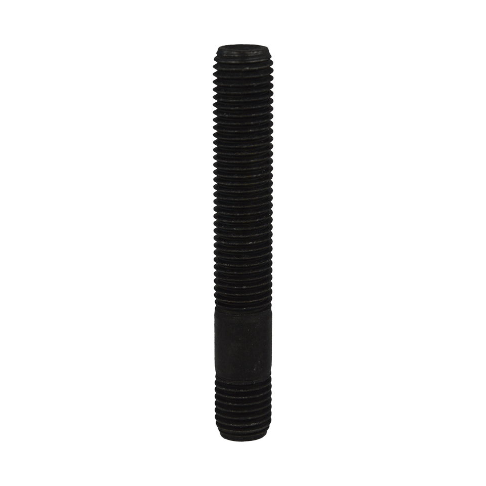 Hub stud M12x1.25, L : 80 mm, Black, zinc