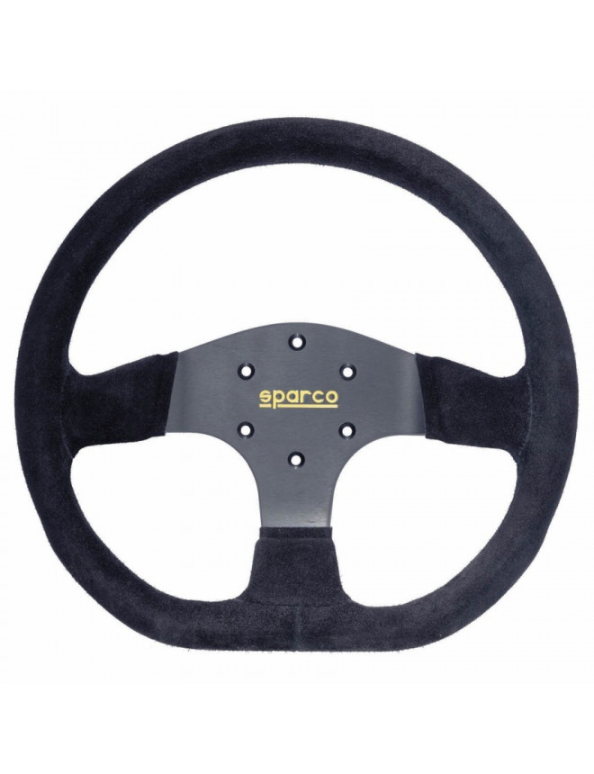 Volant Sparco R353 Peau retournee Noir