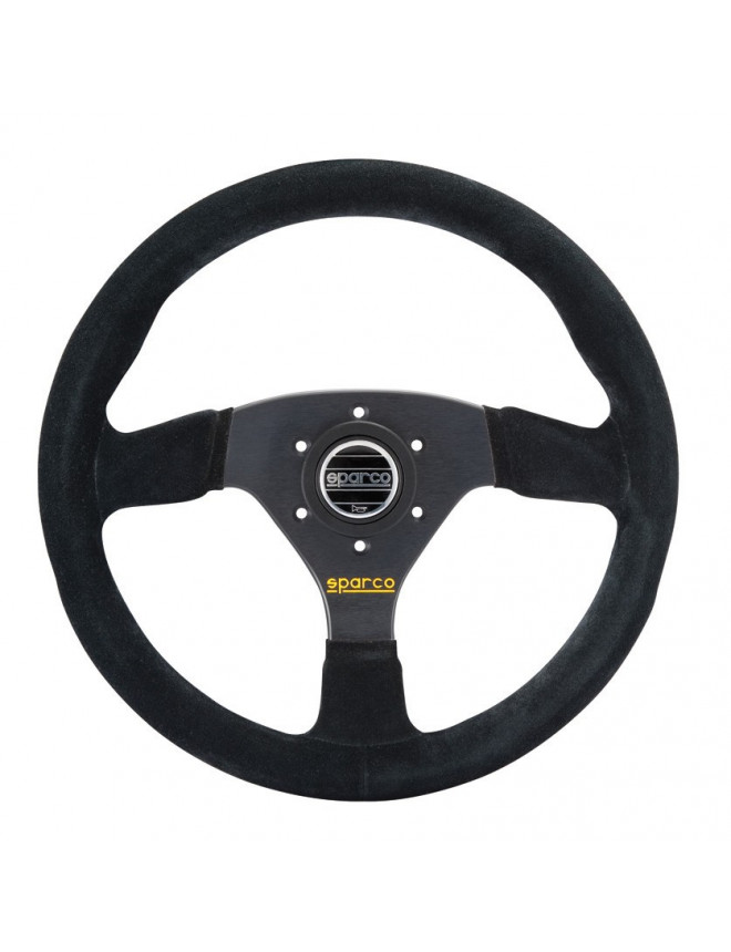 Volant Sparco R383 Peau Retournée Noir