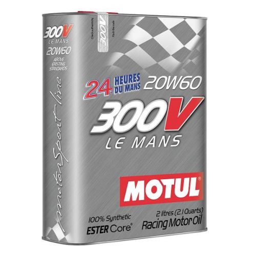 300V LE MANS 20W60 2L engine oil. (MOTUL)