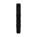 Goujon M12x1.5 / M12x1.5, L : 80 mm, noir, zinc