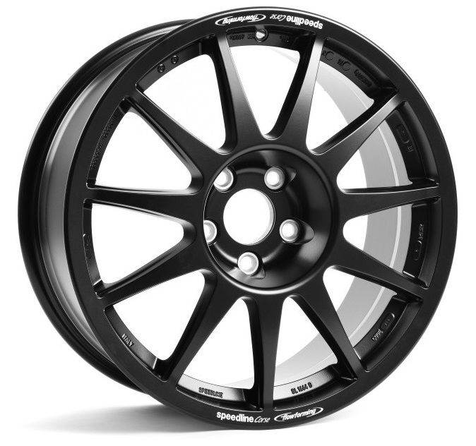Jante Speedline Turini 18, 8x18, ET=23, PCD=5x120, CB=95.1, Noire, Skoda Fabia R5