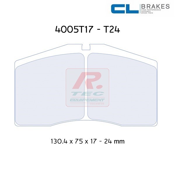 4005T24RC6 - Plaquettes CL brakes RC6